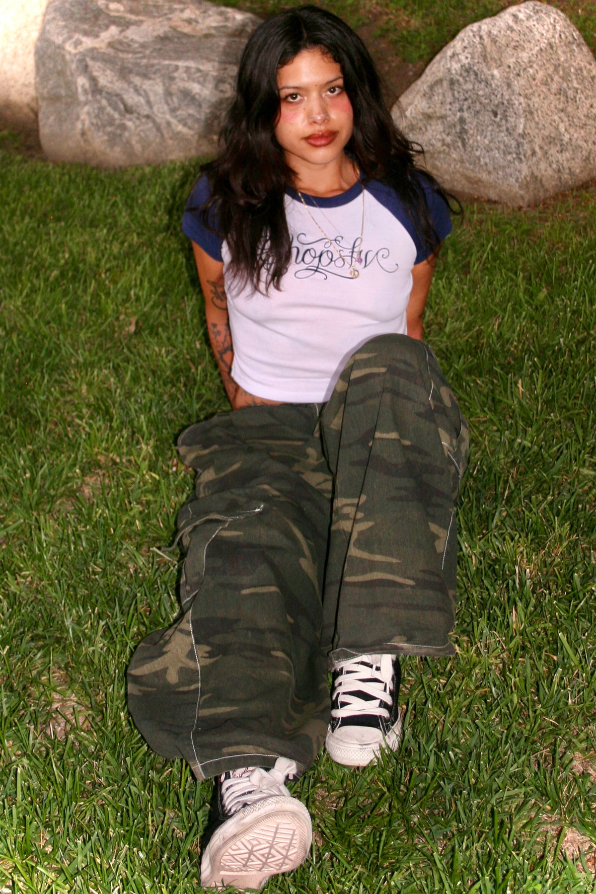 Chopsfv “Script Baby Tee”