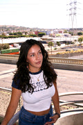 Chopsfv “Throwie” Crop Tee