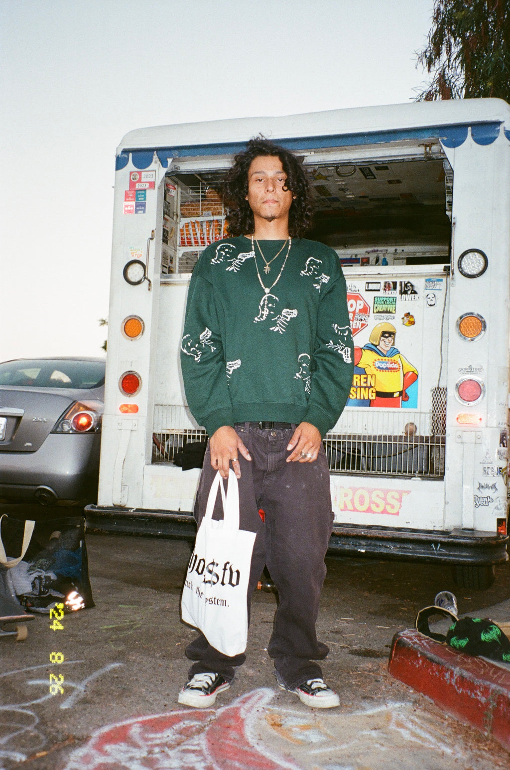 “Target Practice” All Over Crew Neck