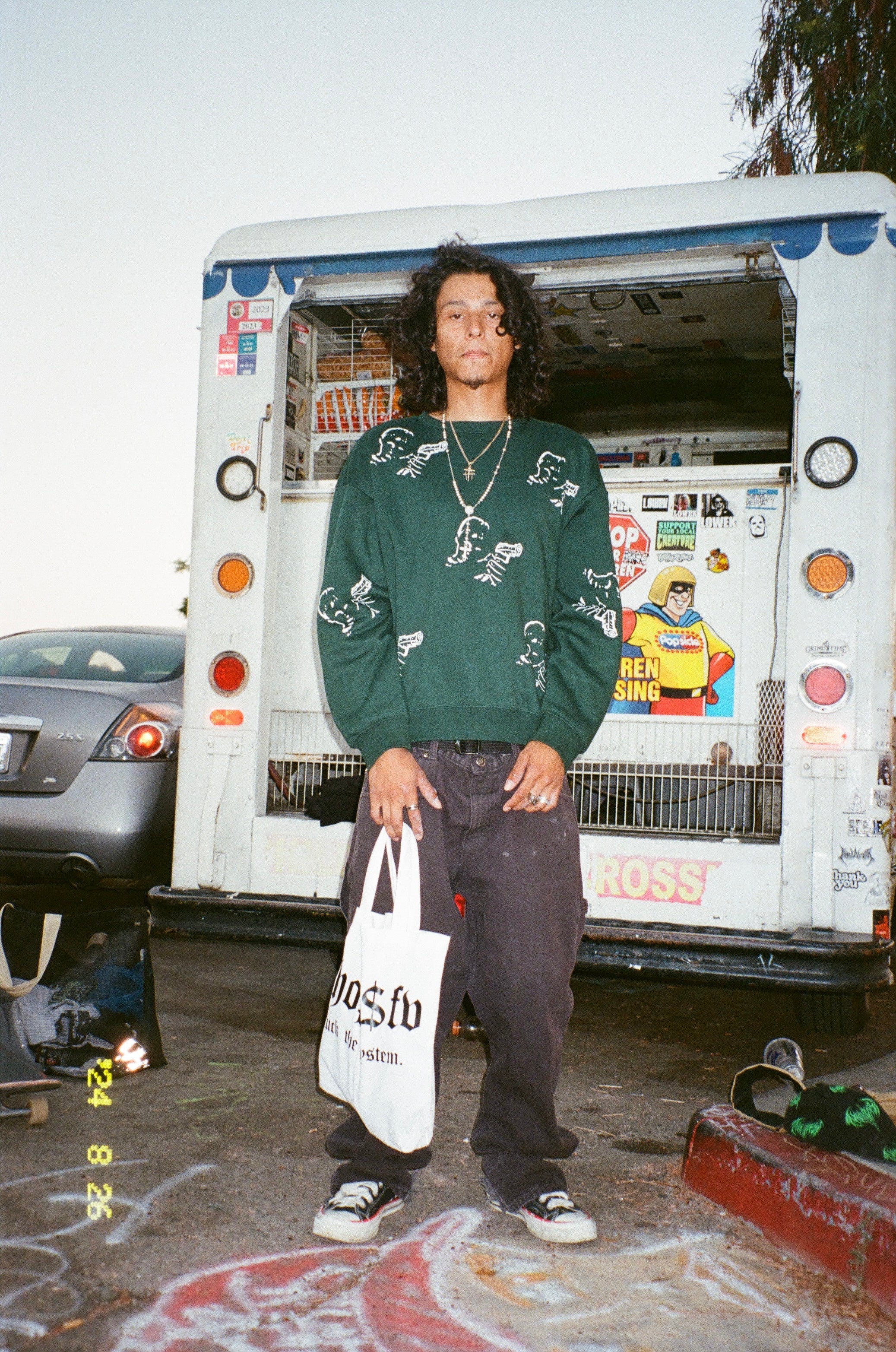 “Target Practice” All Over Crew Neck