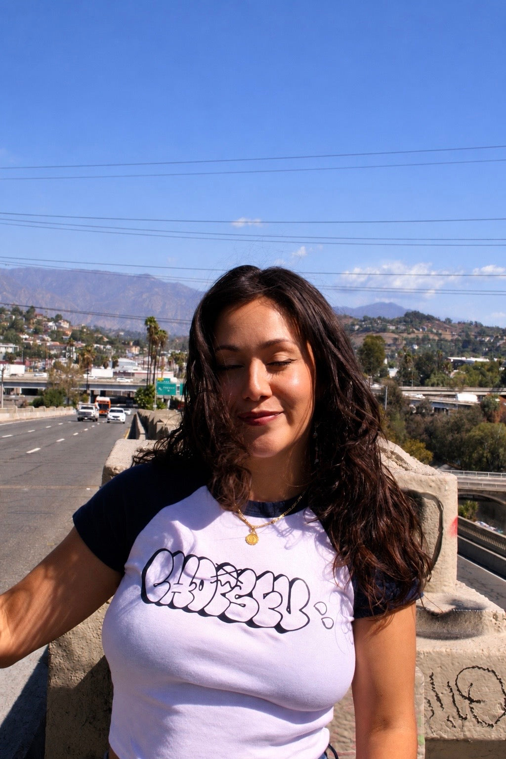 Chopsfv “Throwie” Crop Tee