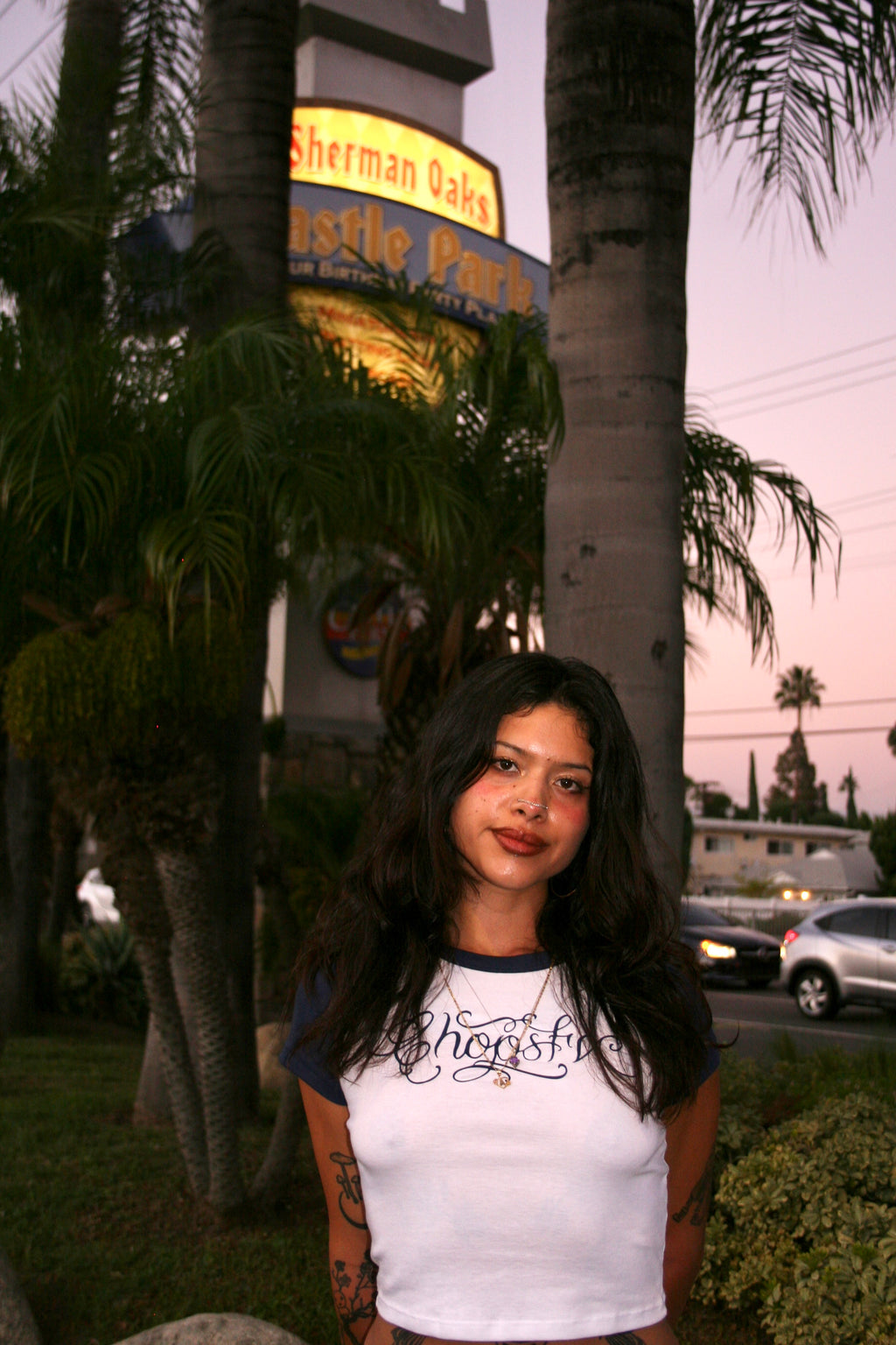Chopsfv “Script Baby Tee”