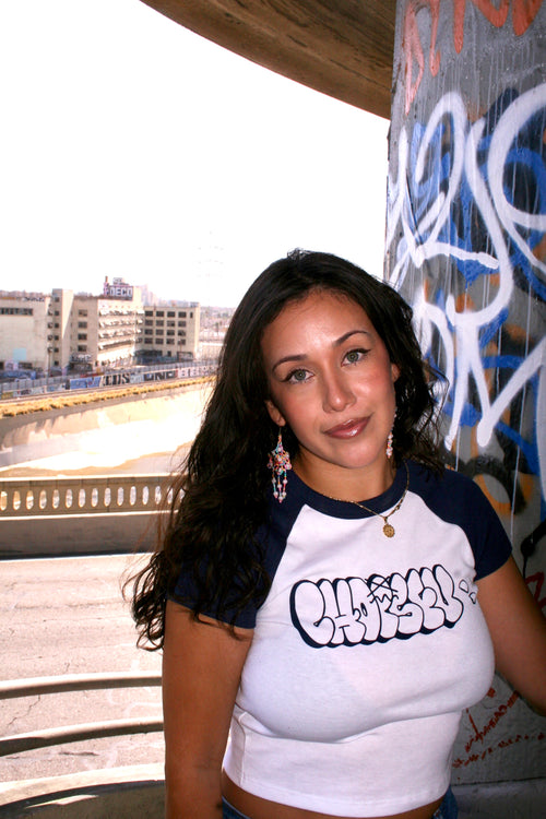Chopsfv “Throwie” Crop Tee